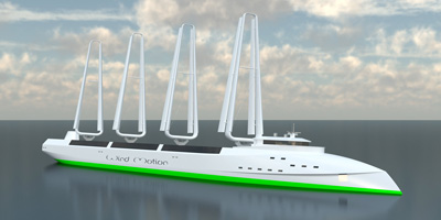 WindMotion A wing windship Mathis Ruhl